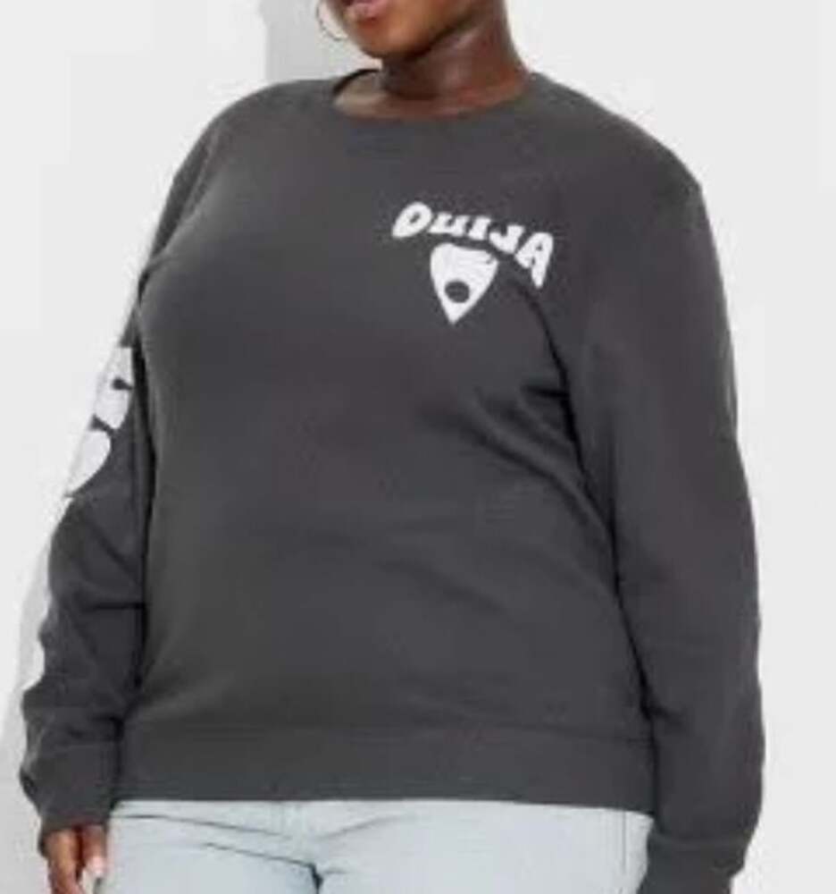 Women's Ouija Board '24 Graphic Sweatshirt - Black